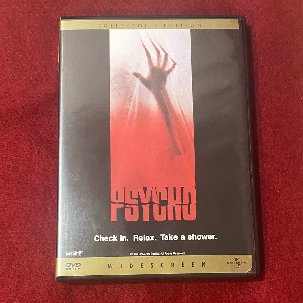 Universal Psycho Collector's Edition DVD - Red and Black